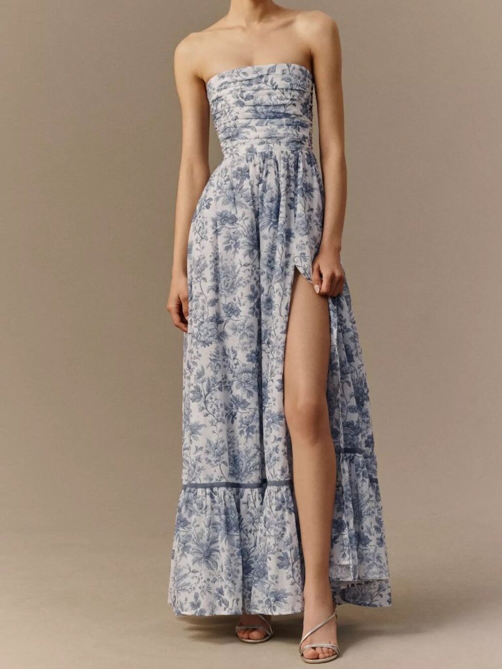 V. Chapman Regina Strapless Maxi Dress -SIZE 4